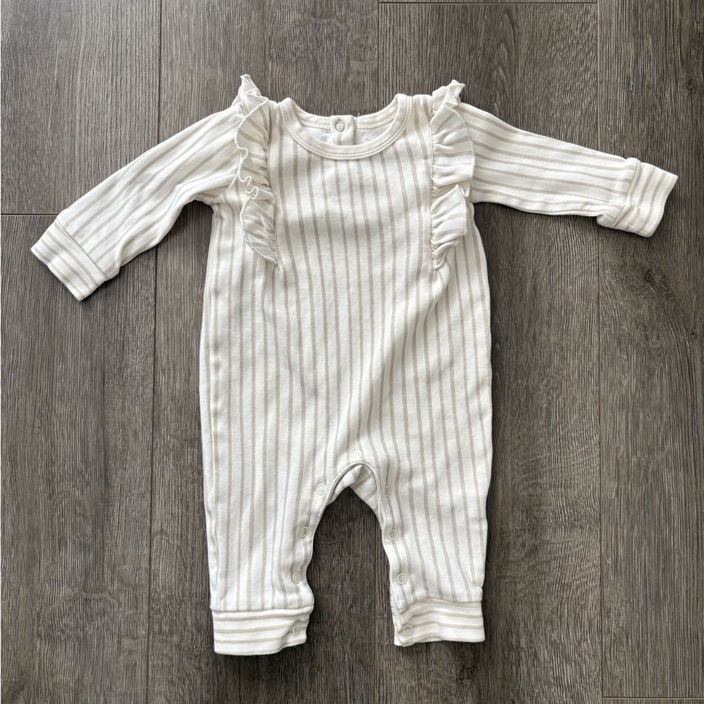 Pehr 3-6M Stripes Jumpsuit
